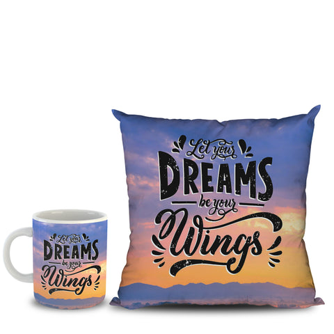 Cushion and Mug combo  for Decor