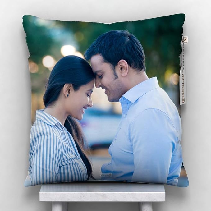 Giftlok Personalized Cushion With Filler | 12*12 Inch