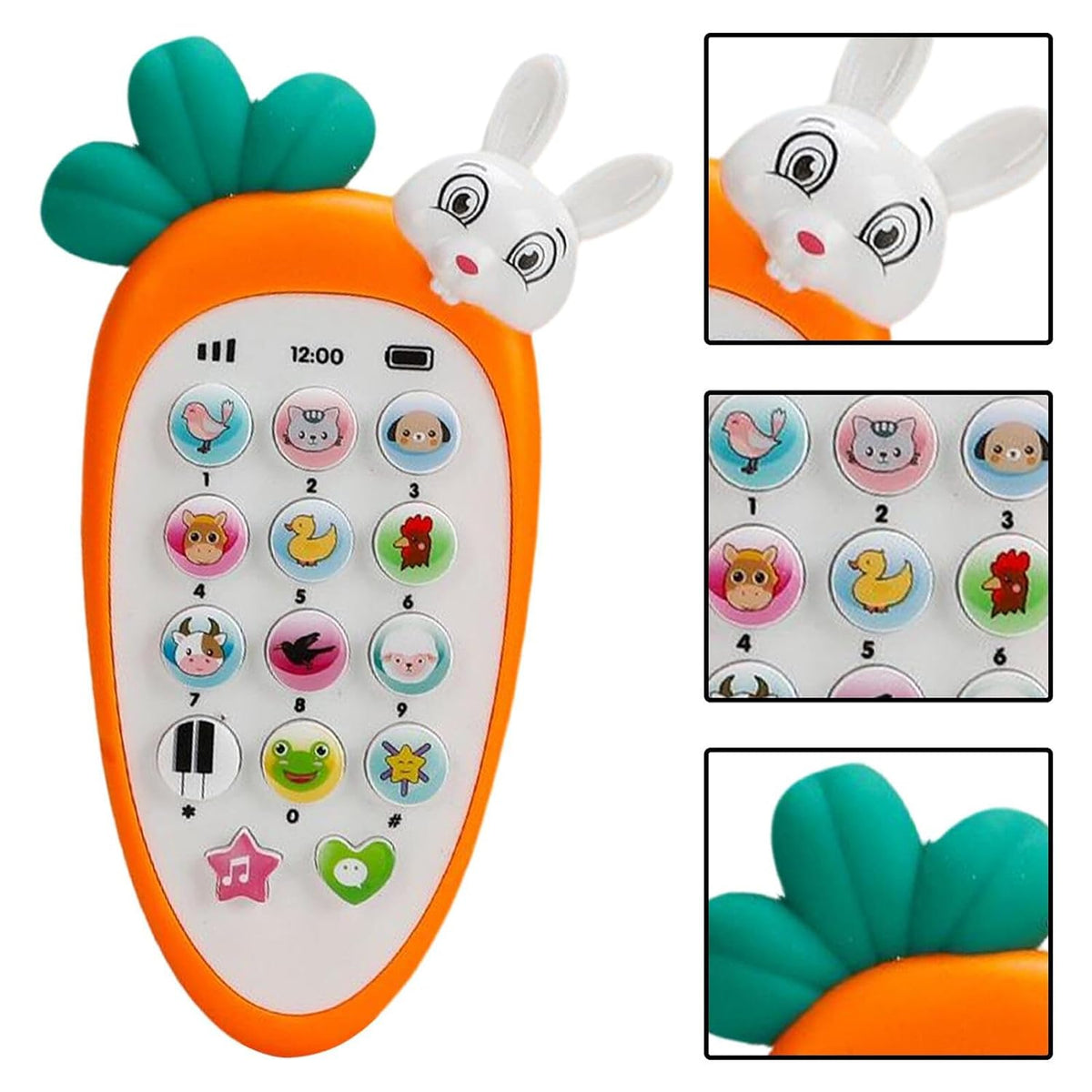 Carrot Shape Mobile Phone Toy