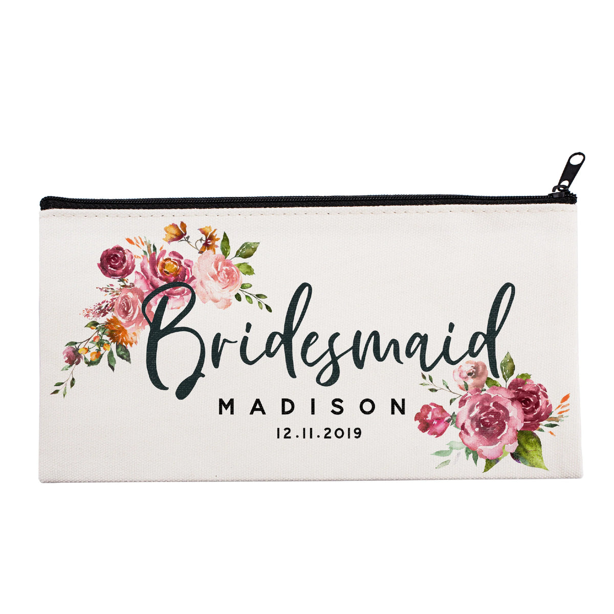 Personalized Makeup Bag Bridesmaid