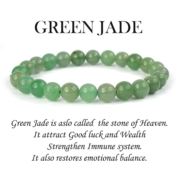 Green Jade Beautiful Beads  Bracelet Gift For Someone Special.