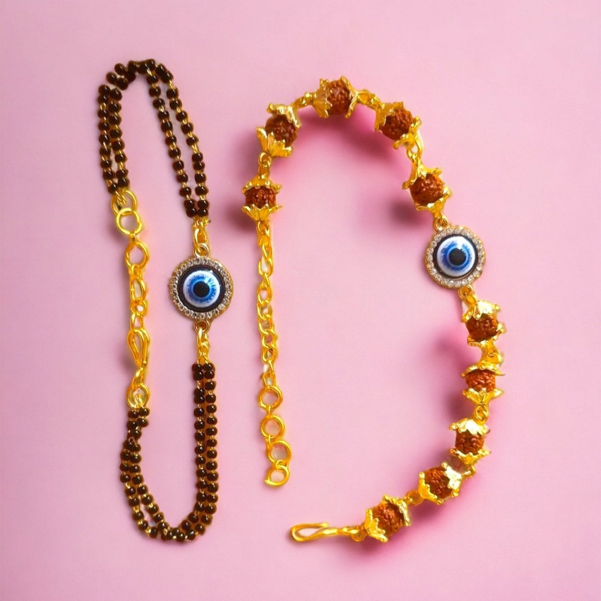 Exquisite Evil Eye Rakhi for Brother and sister in law