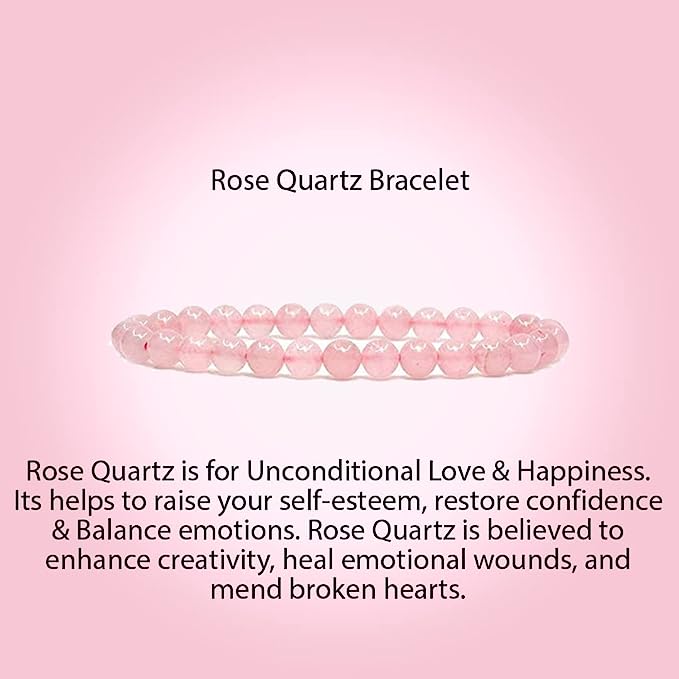 Beautiful 7 Chakra And Pink Quartz Beads Bracelet Gift For Someone Special On a Special Occasion.