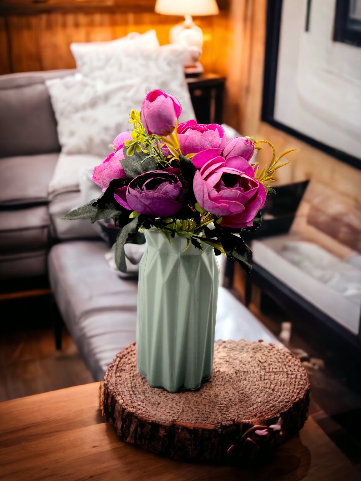 Beautiful Peony Rose Artificial Flowers For Decor Your Home And Living Area.